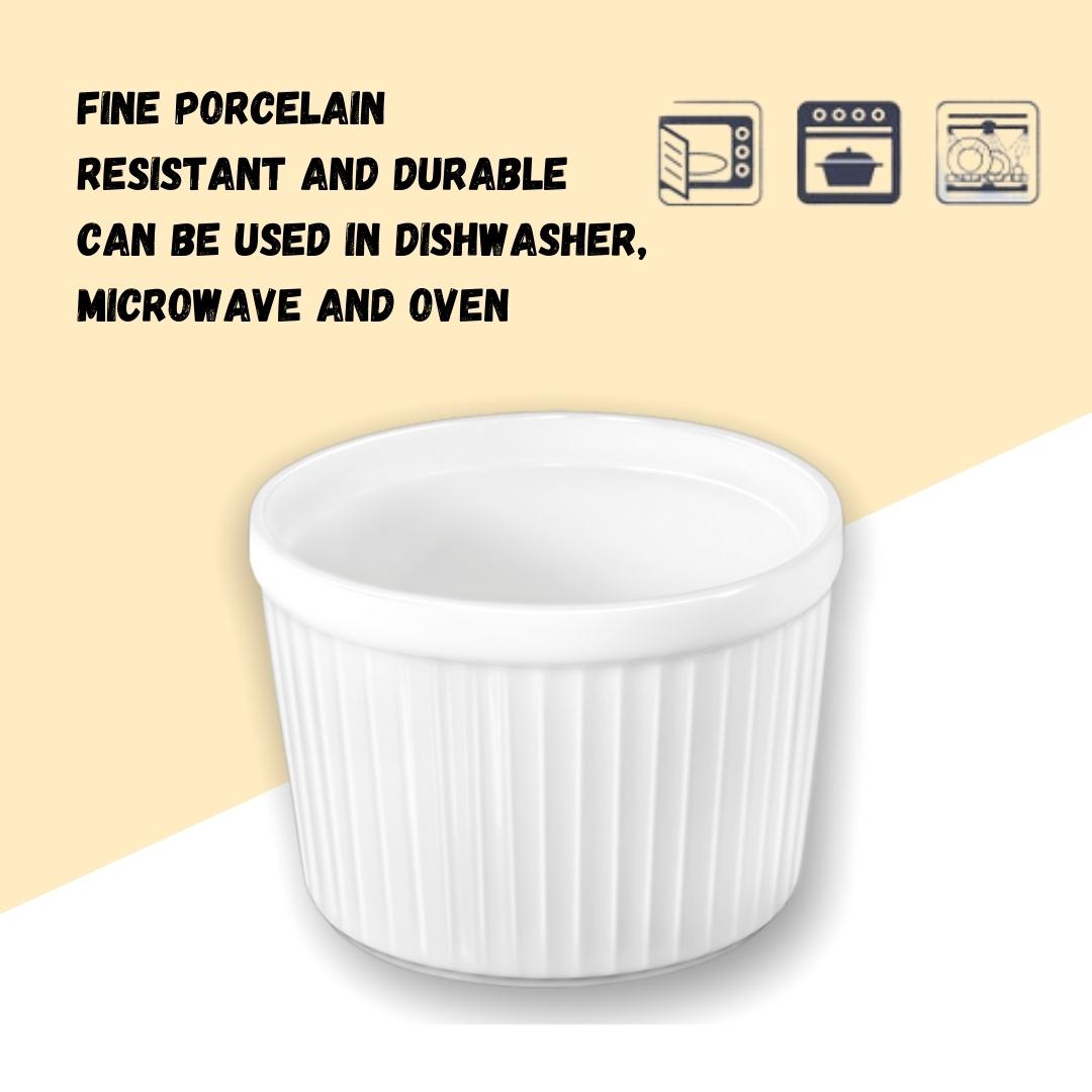 Wilmax Ramekin, 260 ml, Ofenfeste Porzellanform, WL-996121/A