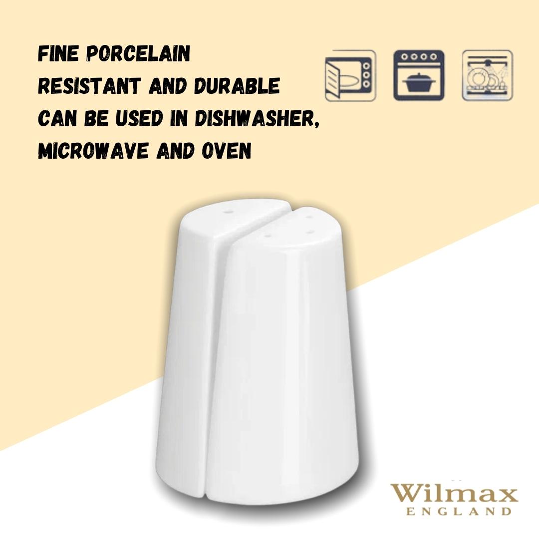 Wilmax Salz- und Pfefferstreuer Set aus Porzellan, 2-teilig – WL-996068/SP