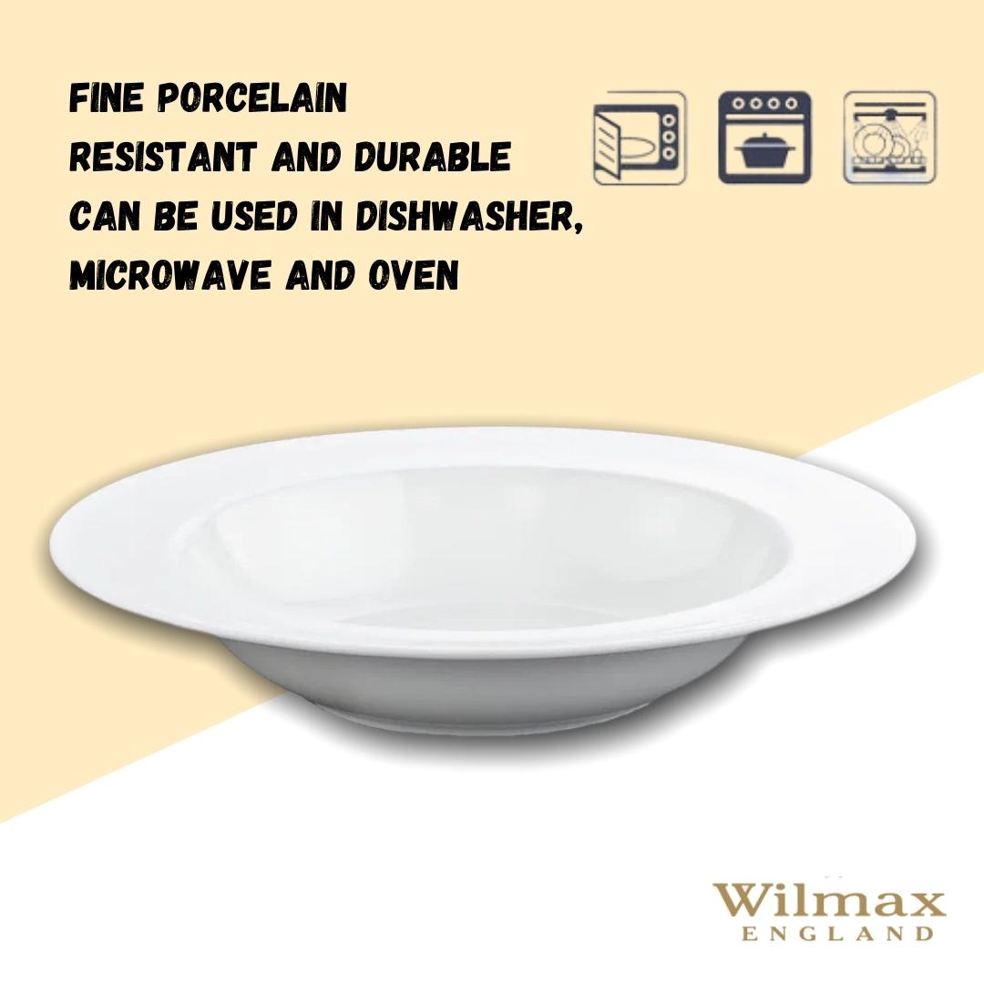 Wilmax Porzellan Suppenteller, 23 cm, 450 ml – WL-991217/A