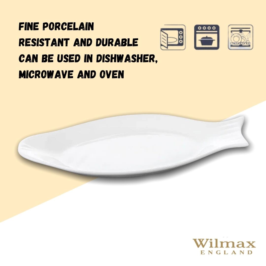 Wilmax England Fischplatte, 46 cm, Porzellan, WL-992009/A
