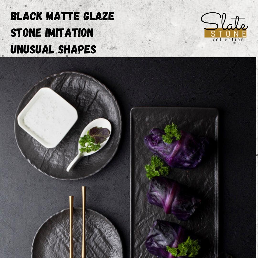 Wilmax SlateStone Teller Schwarz 18 cm WL-661123/A6