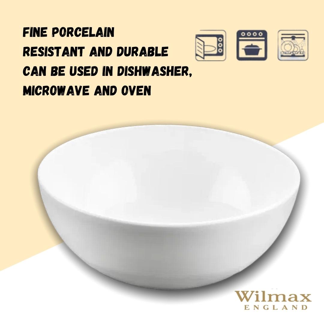 Wilmax Porzellanschale 300 ml, Weiß, 6er Set, Ø11 cm WL-992564/A6