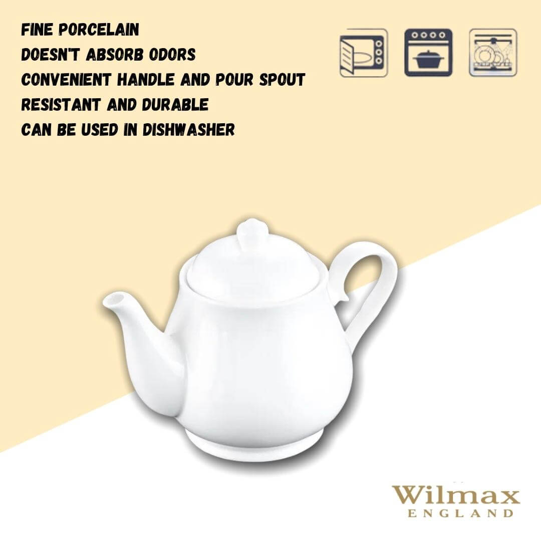 Wilmax England Theepot, 850 ml, Porselein, WL-994020/A