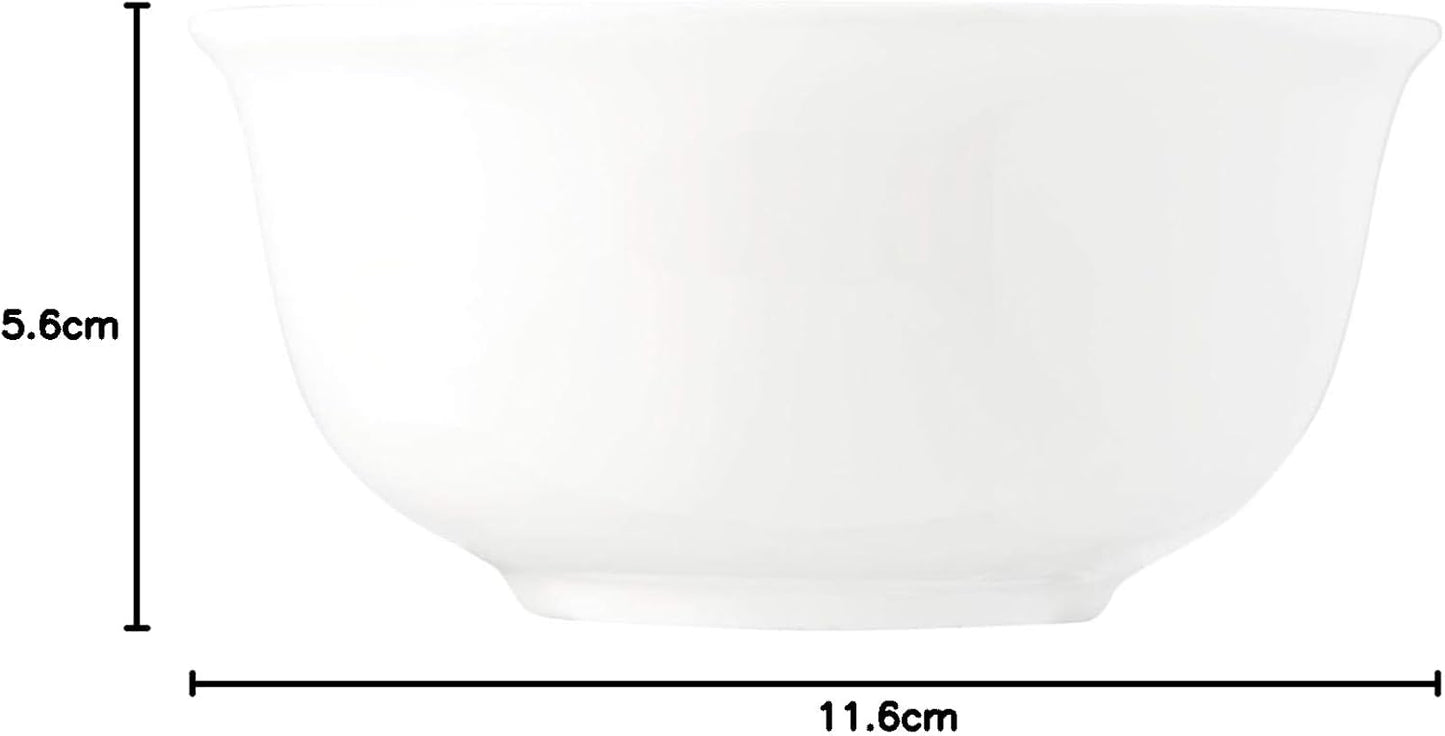 Wilmax England Schaal 300 ml, 11,5 cm Wit Porselein