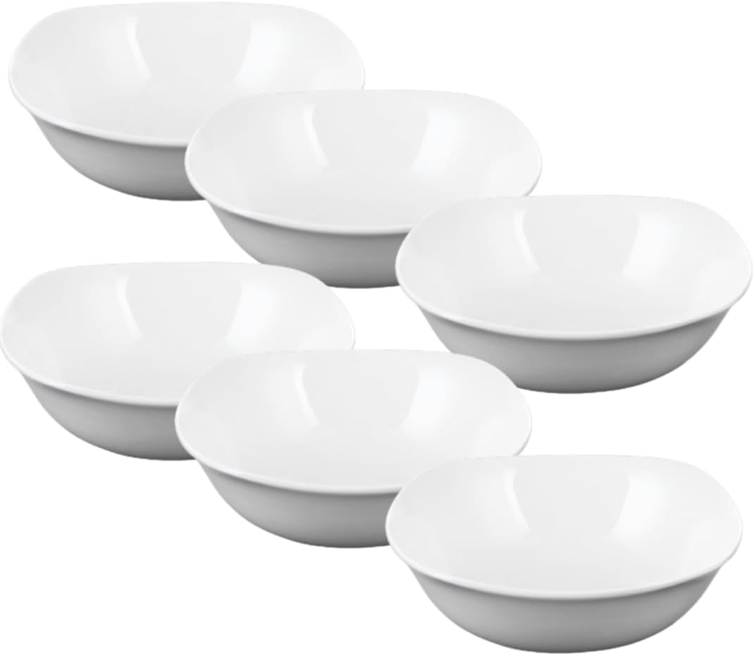 Wilmax Porzellan-Schale 650 ml, Ø 16.5 cm, 6er Set, Weiß WL-992001/A6