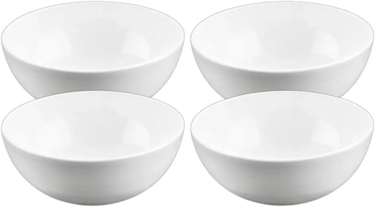 Wilmax Porseleinen kom 600ml 14cm Wit (4 stuks) WL-992565/A4