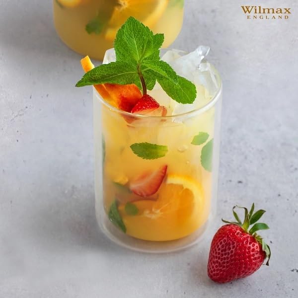 Wilmax Glas mit Doppelwand, 400 ml, 2er Set, WL-888785/A2