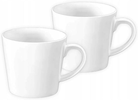 Wilmax England Porcelain Cup 280 ml White (2-piece set)