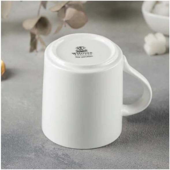 Wilmax England Beker 320 ml Wit Porselein 2-delige set