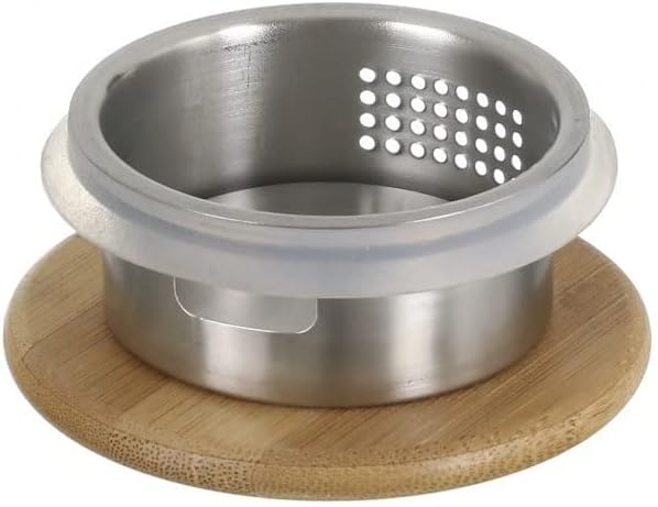 Wilmax Karaf 2400 ml Thermoglas met bamboedeksel Transparant