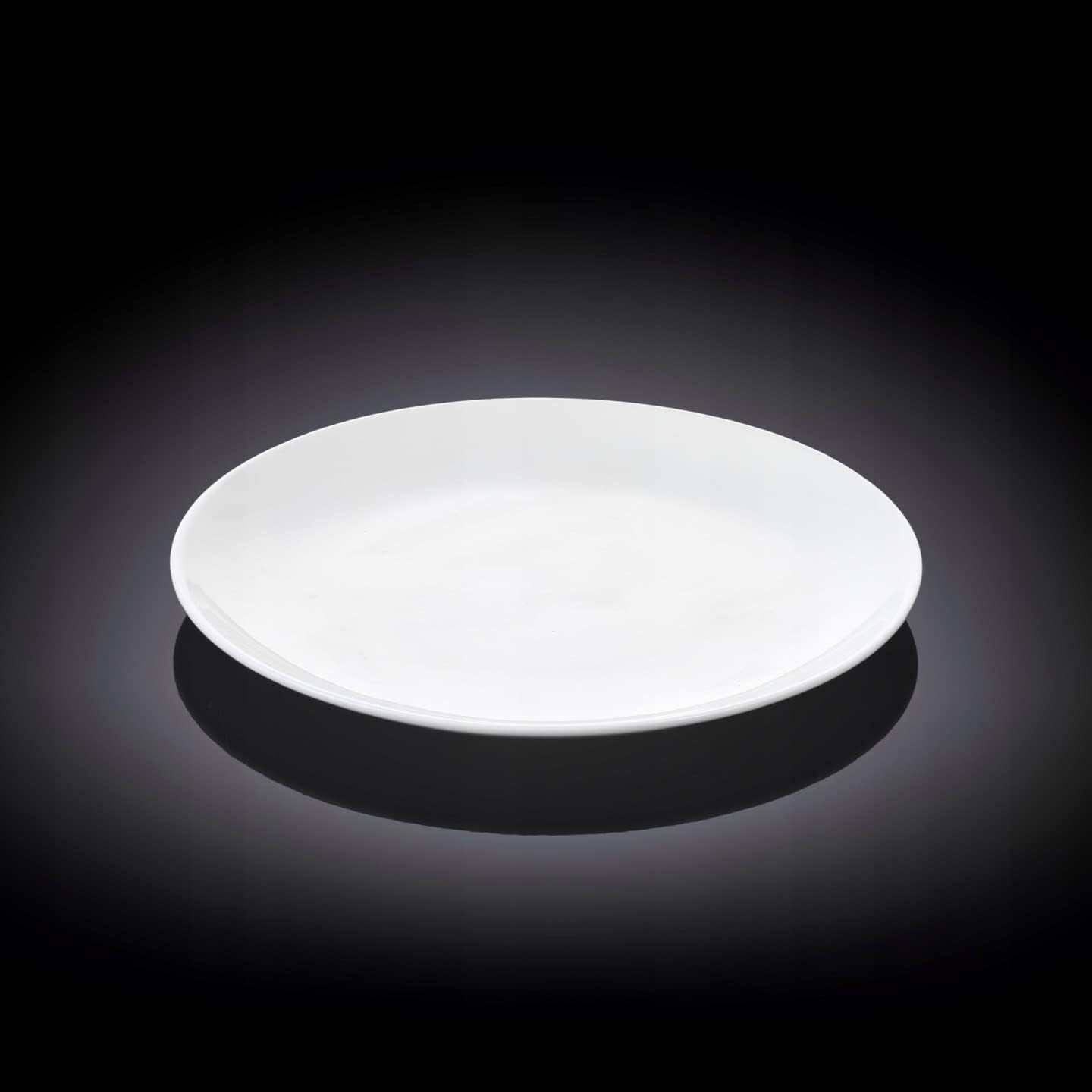 Wilmax Broodbord 15 cm van porselein, Wit WL-991011/A