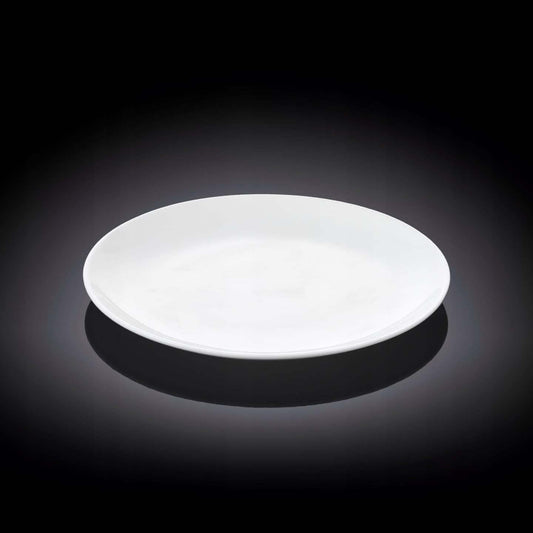 Wilmax Broodbord 15 cm Wit Porselein 2-delige set WL-991011/A2
