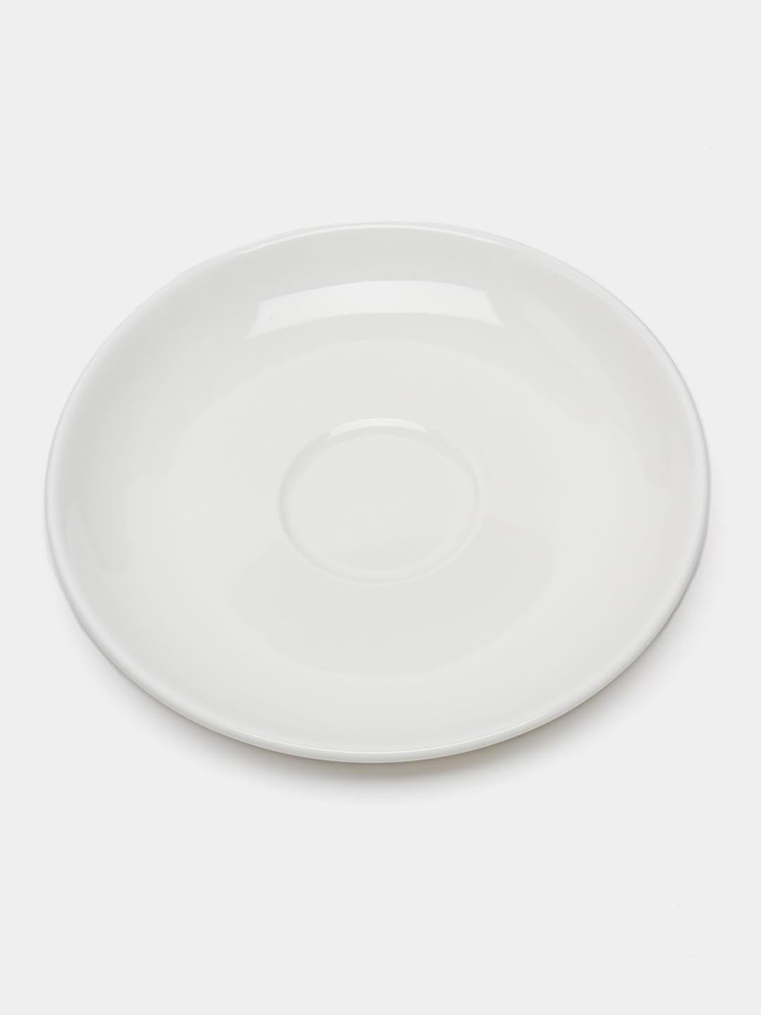 Wilmax Porzellan Tee Tassen & Untertassen Set, 6-teilig, 190 ml, Weiß WL-993175/AB6