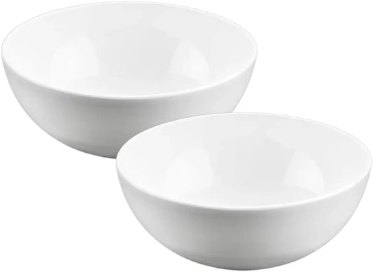 Wilmax Porseleinen Schaal 1700 ml 20 cm Wit - Set van 2 WL-992566/A2