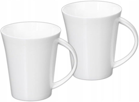 Wilmax Cups 380 ml White Porcelain 2-piece set WL-993012/A2