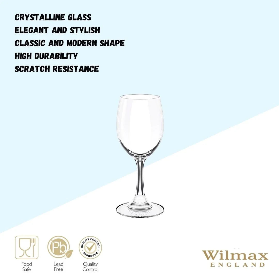 Wilmax England Wodka-/Likörgläser-Set, 6er Set, 65 ml, Kristallglas WL-888028/6A