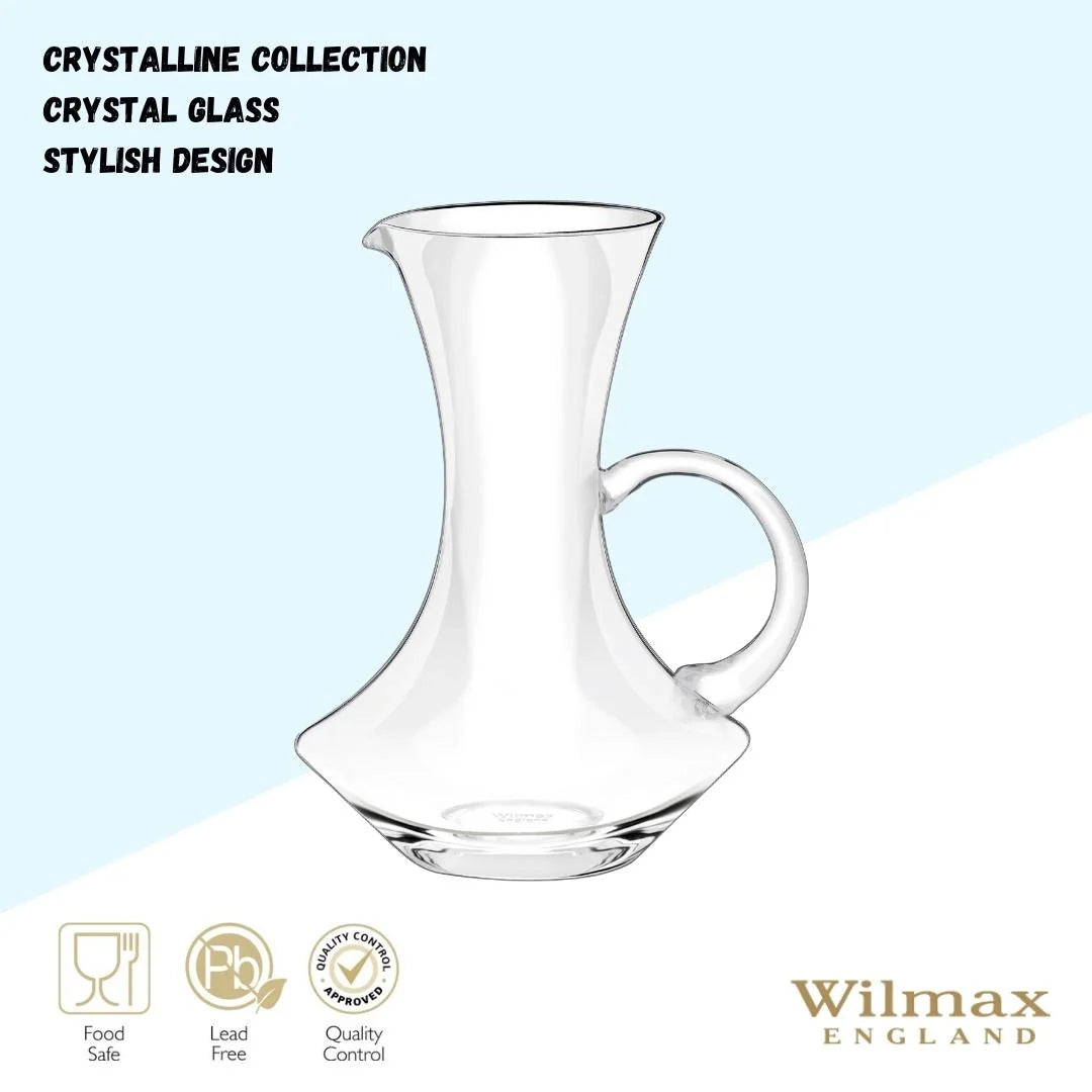 Wilmax Glaskaraffe 1500 ml aus Kristallglas WL-888358/1C