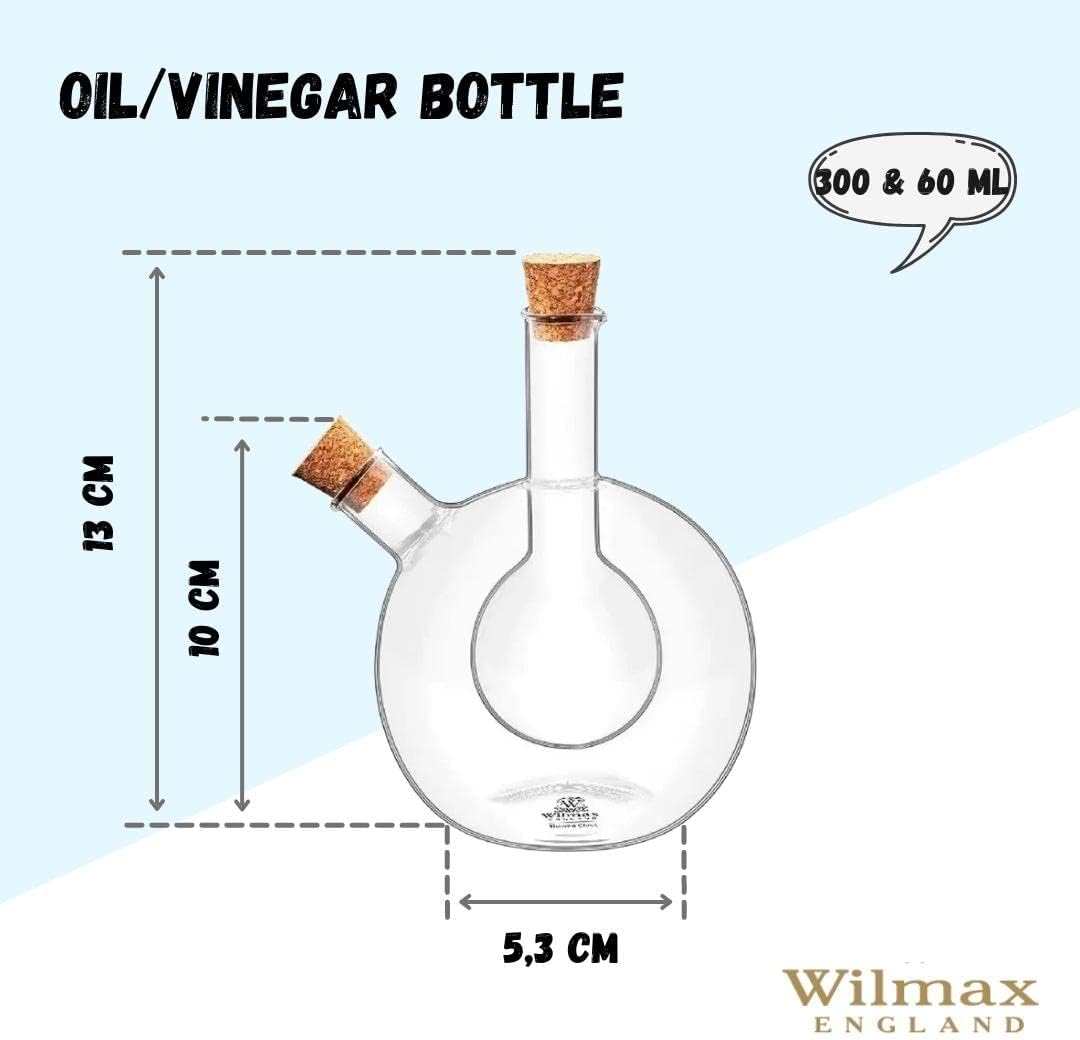 Wilmax Olie- en azijnfles 300/60 ml Glas WL-888954/A