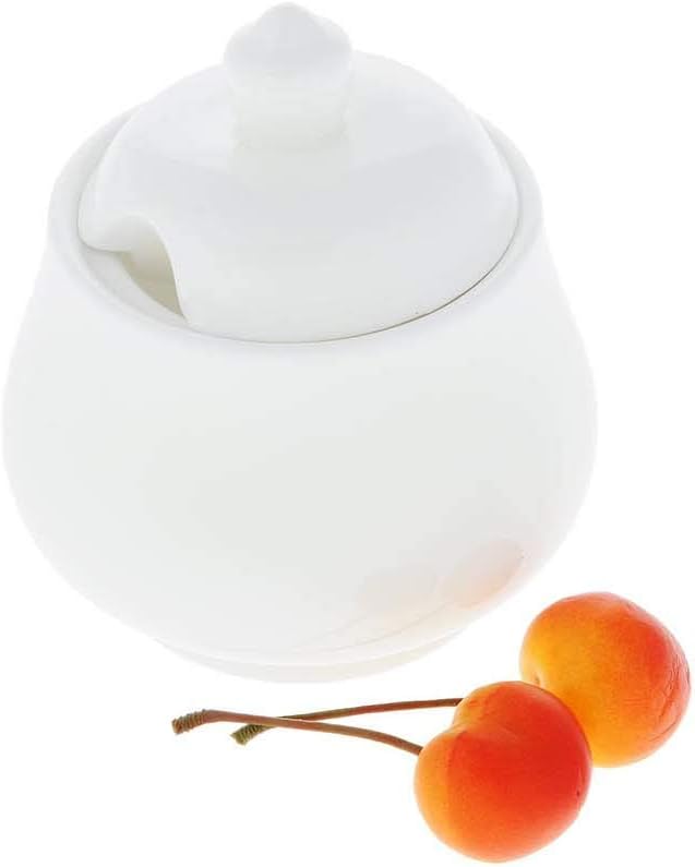 Wilmax Suikerpot met deksel 340 ml Wit Porselein