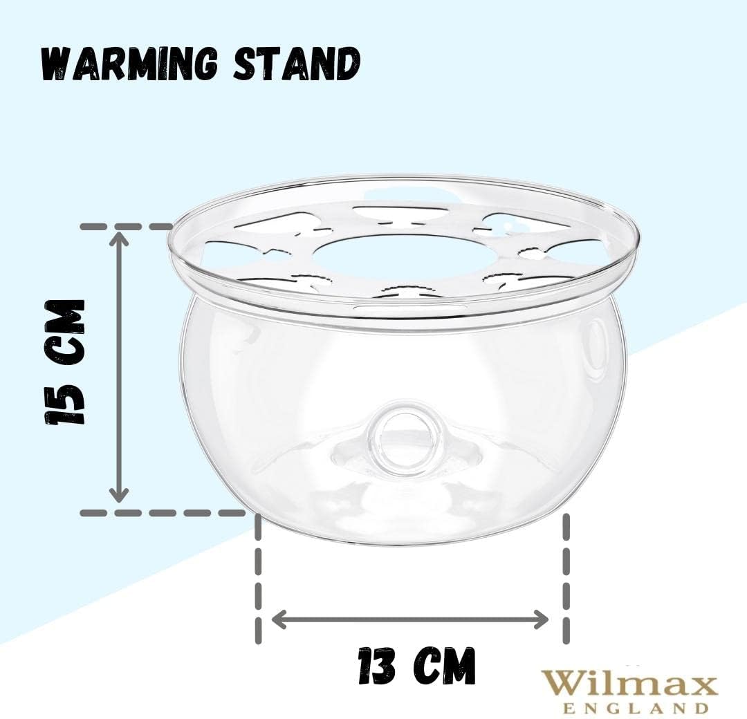 Wilmax Glas Theepot Warmer Transparant WL-888903/A