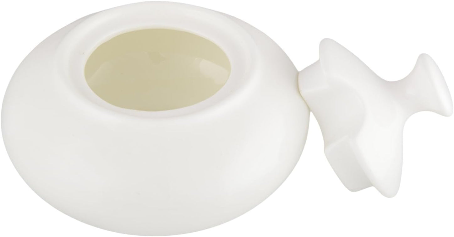 Wilmax Porzellan Zuckerdose mit Deckel, 250 ml, WL-995021/A