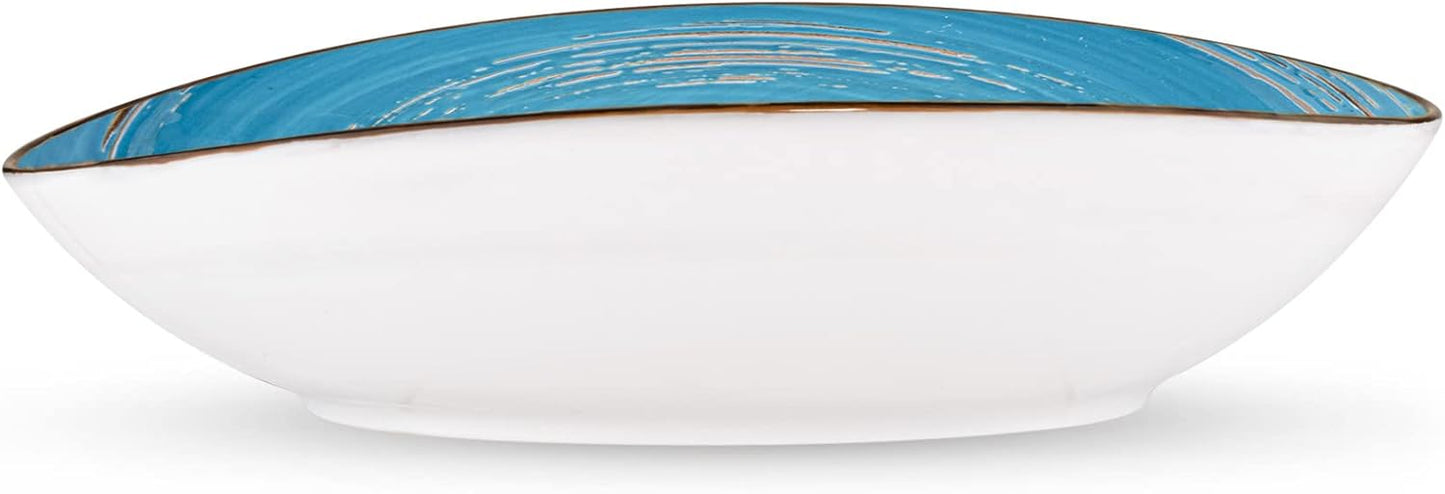 Wilmax Oval Bowl 30 x 19.5 x 7 cm, blau, Spiral Collection WL-669641/A