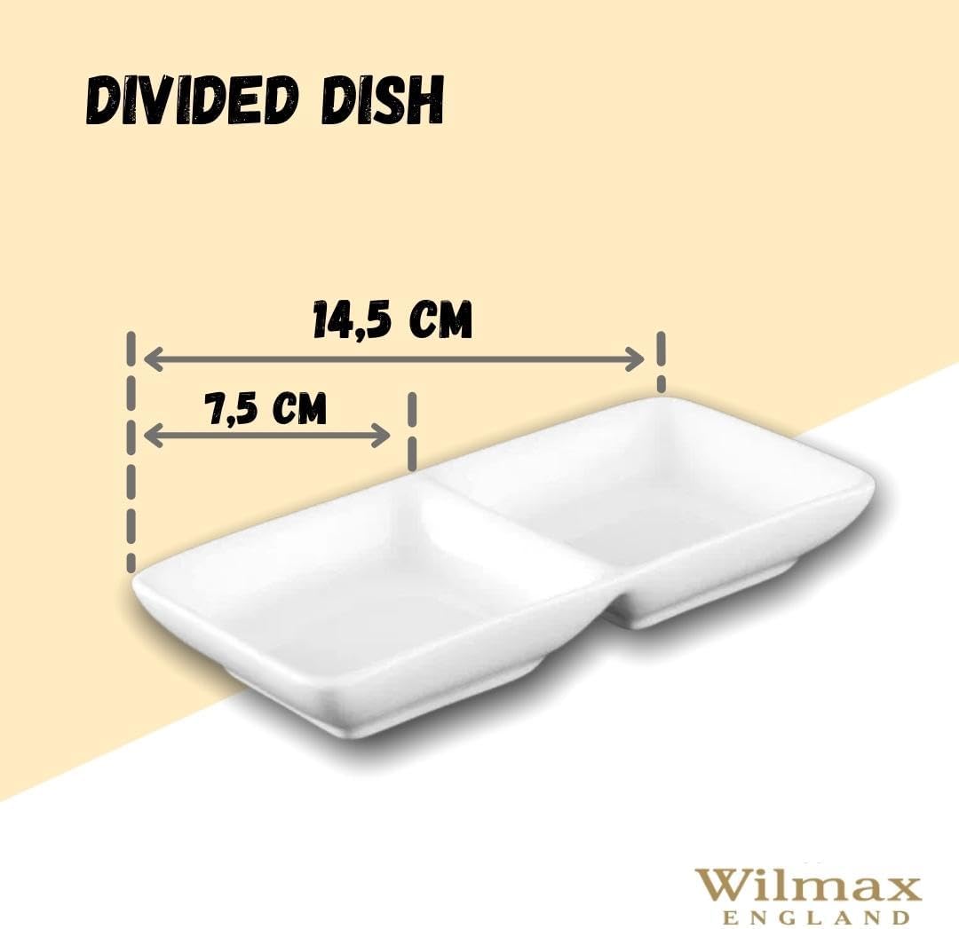 Wilmax Serveerbord 14.5 cm van Porselein, Wit WL-992415/A