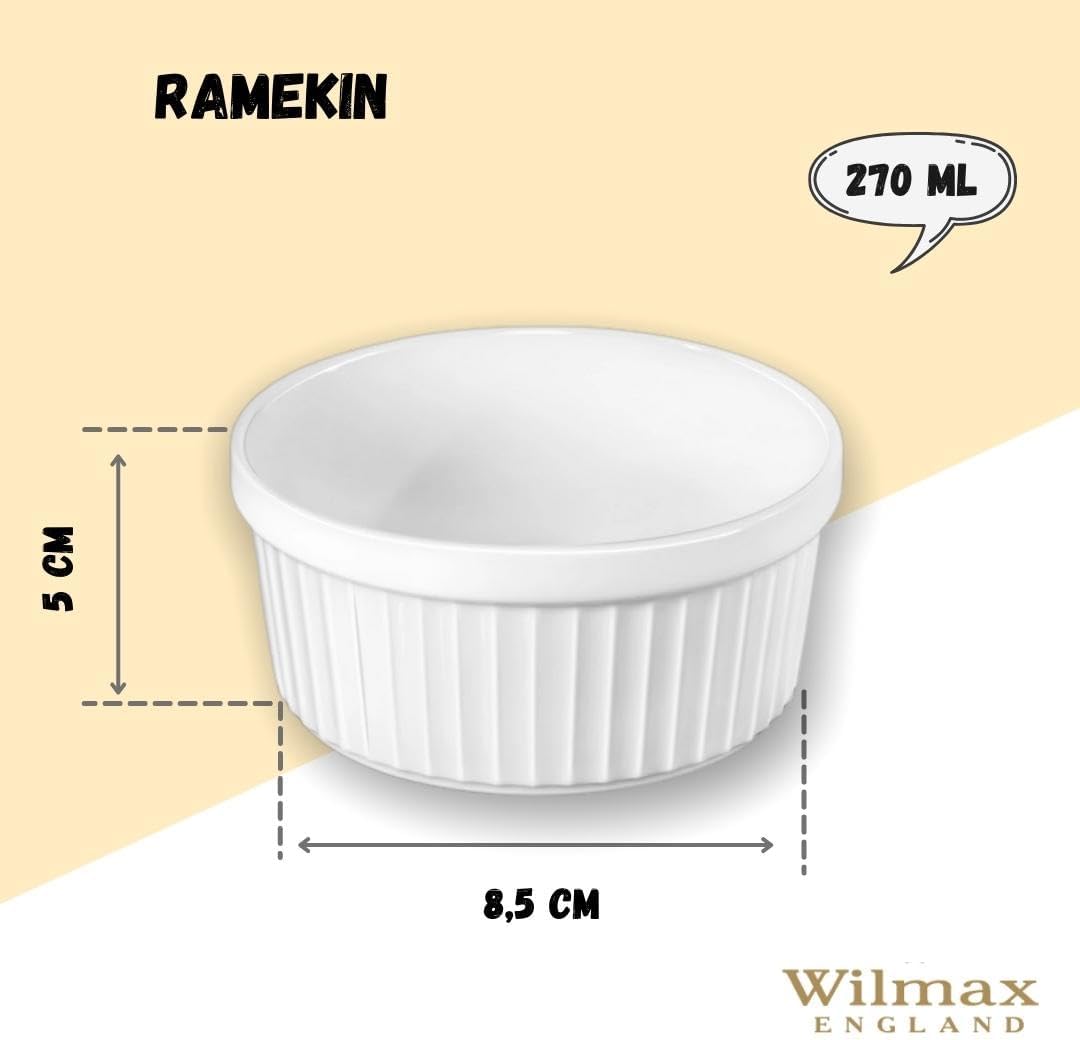 Wilmax England Ramekin 270 ml Porselein Wit WL-996135/A