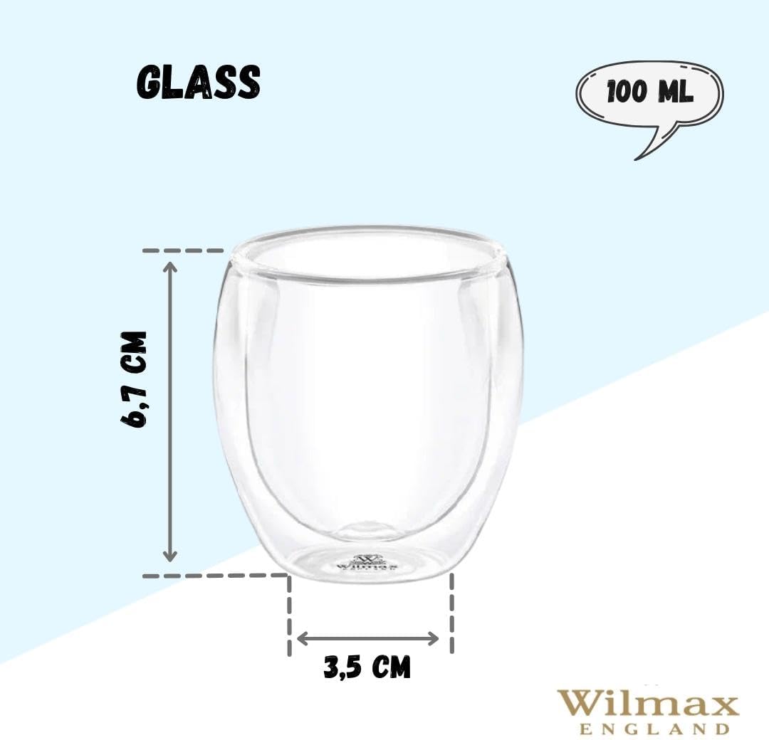 Wilmax Glass with Doppelwand, 100 ml, WL-888758/A
