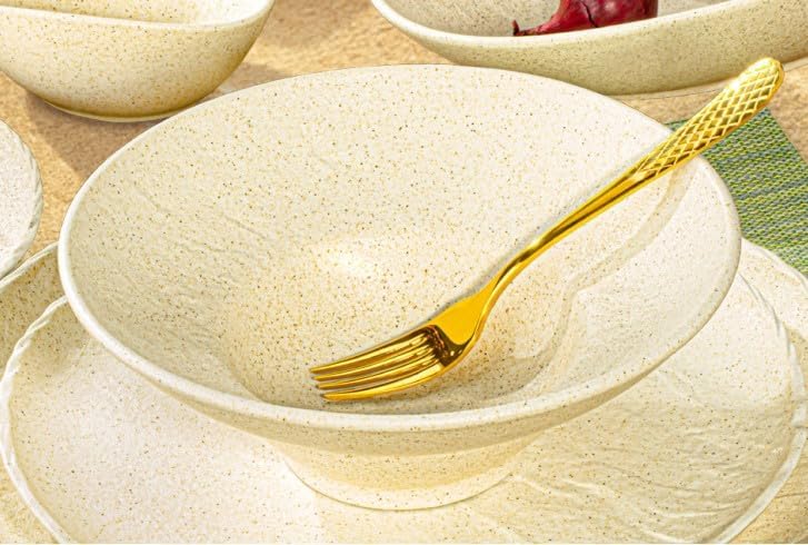 Wilmax Diep Bord 22,5 cm 1100 ml Zand Porselein WL-661313/A