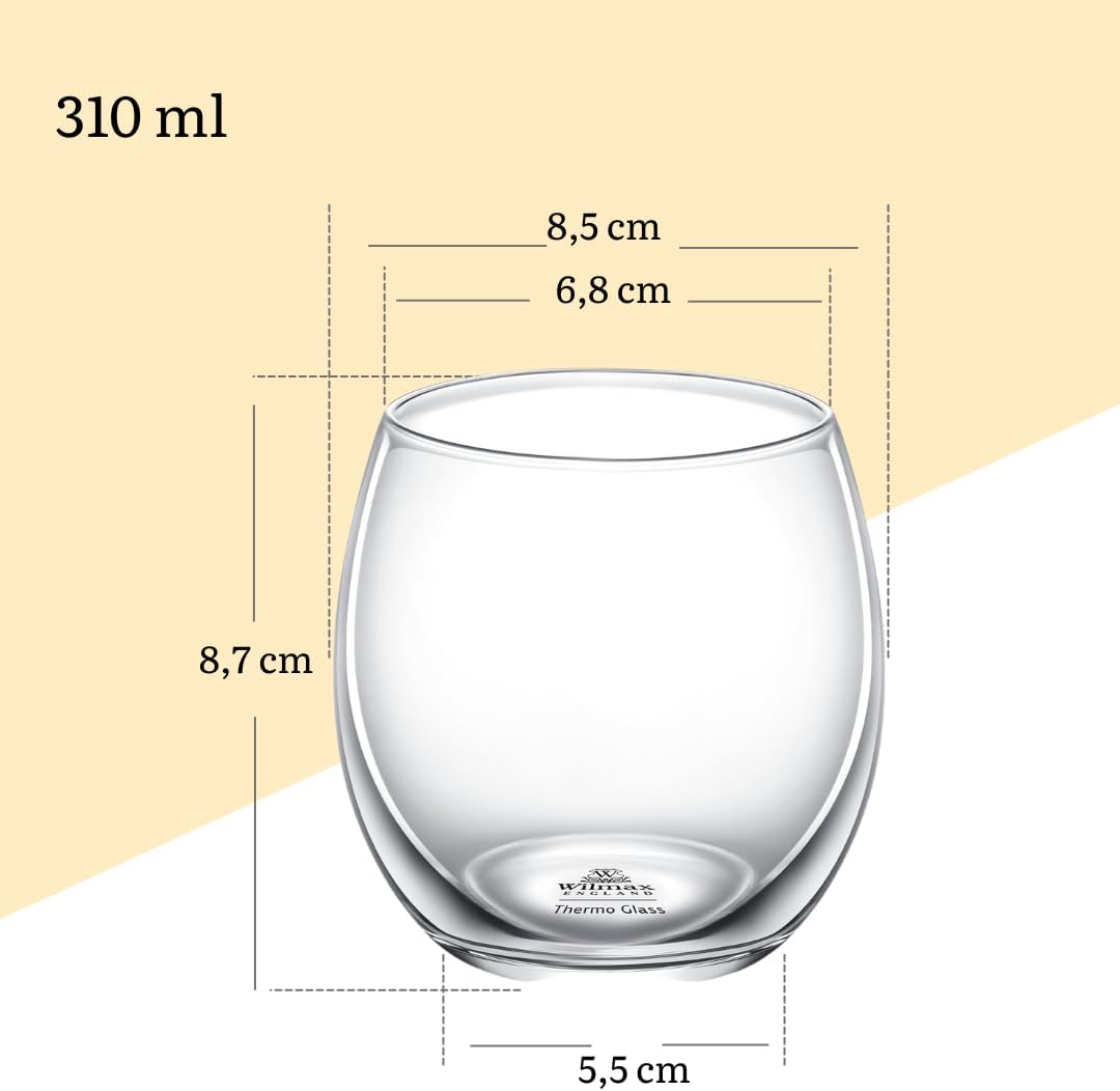 Wilmax Thermal Mug 310 ml Borosilicate Glass WL-888639/A