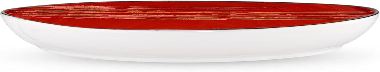 Wilmax Serveerblad 33x24,5 cm Rood Porselein WL-668242/A
