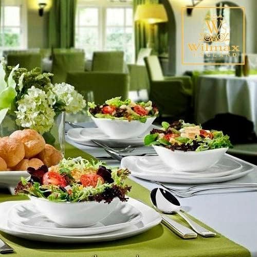 Wilmax Brot Teller 16,5 cm quadratisch aus Porzellan – WL-991000/A