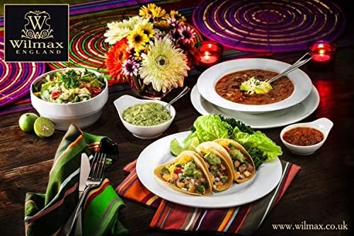 Wilmax Porzellan Schale 100 ml, organische Form, 10,5 cm WL-992486/A