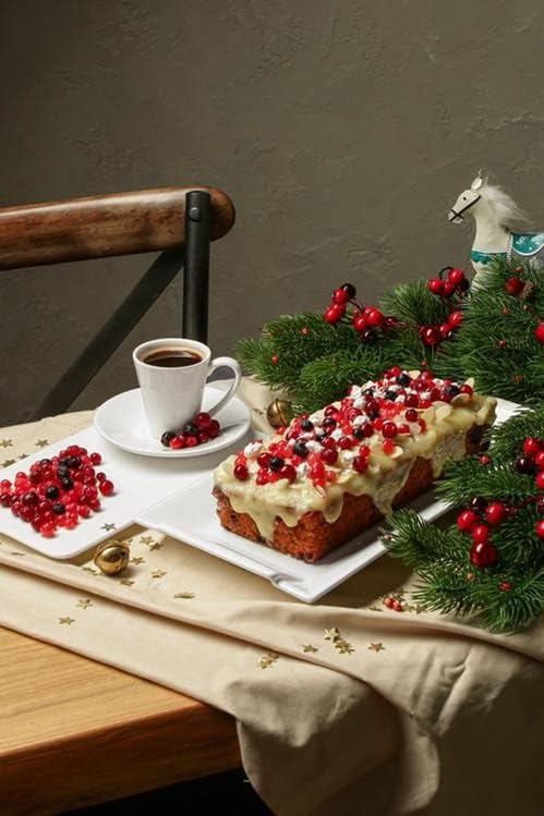 Wilmax Koffie Kopjes & Schotels Set van Porselein 110 ml – WL-993054/2C