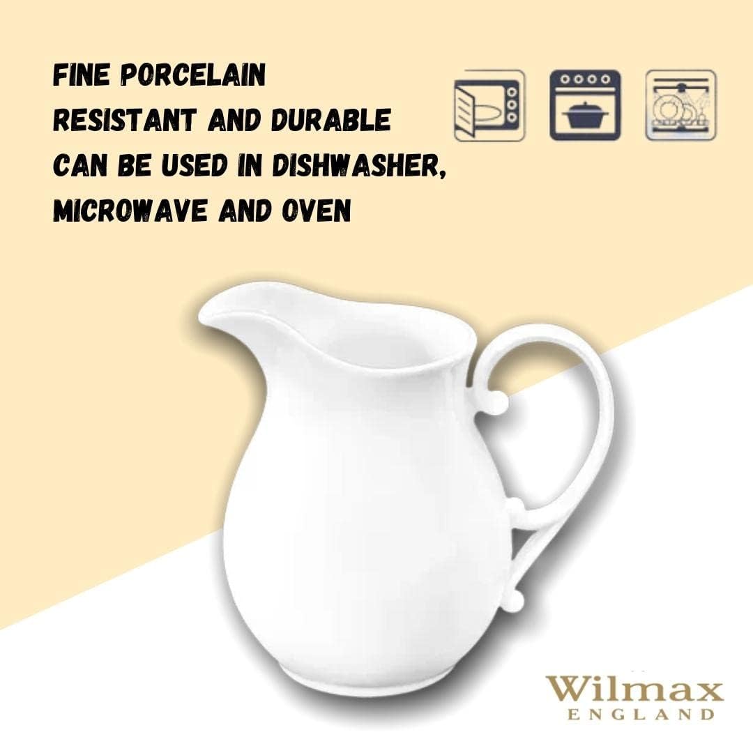 Wilmax Roomkannetje, 290 ml, Porselein, Wit, WL-995041/1C