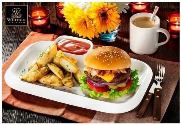 Wilmax Tassen Set 4-teilig aus Porzellan, 320 ml, stapelbar – WL-993040/A4