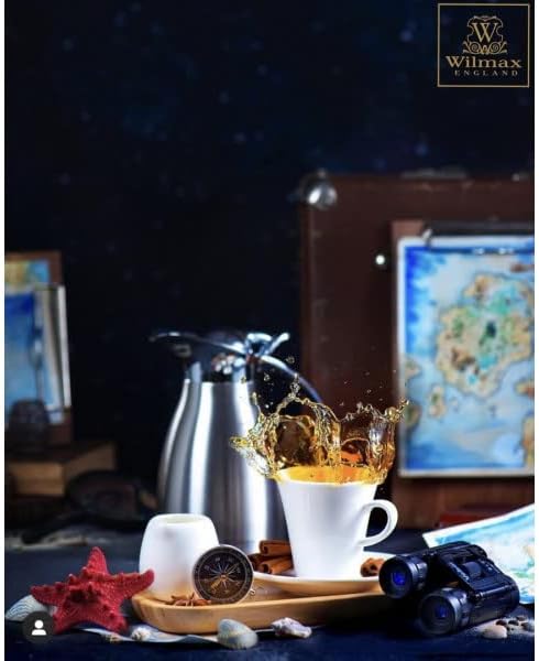 Wilmax Koffie Kopjes & Schotels Set 2-delig 160 ml Porselein WL-993005/2C