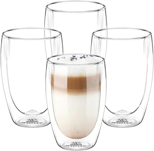 Wilmax Glas Set 4-teilig 500 ml doppelwandig WL-888735/A4