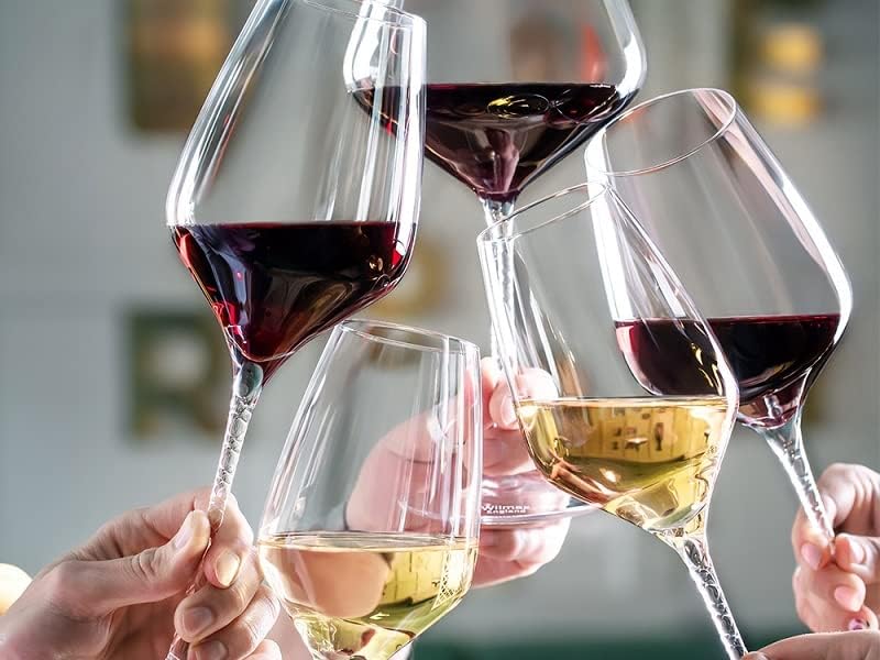 Wilmax Weinglas Set 600 ml, 2-teilig aus Glas-Kristallin – WL-888101/2C