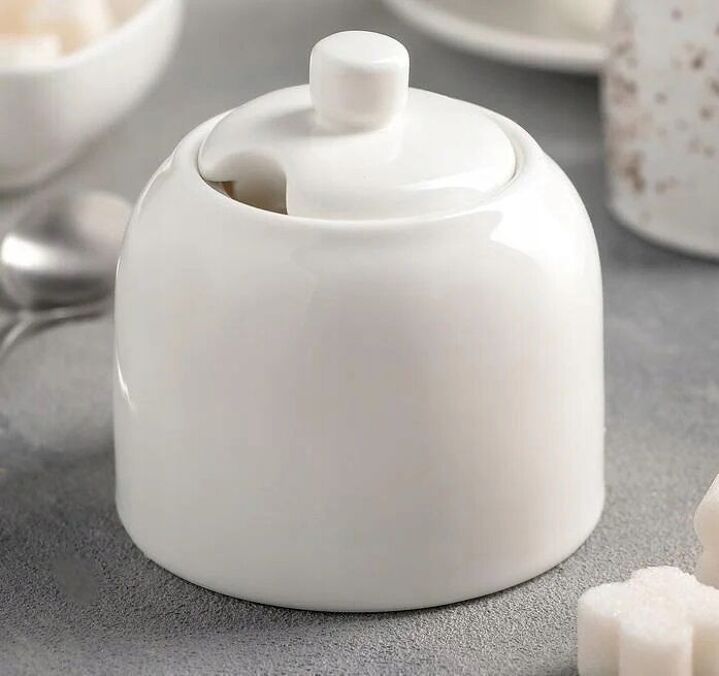 Wilmax England Sugar Bowl 280 ml White Porcelain WL-995017/1C