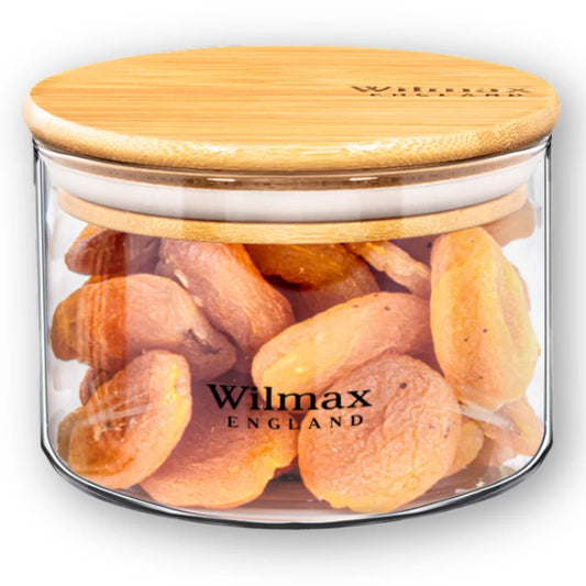 Wilmax Voorraadpot 400 ml met Bamboe deksel