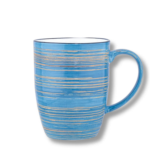 Wilmax England Beker 460 ml Blauw Porselein