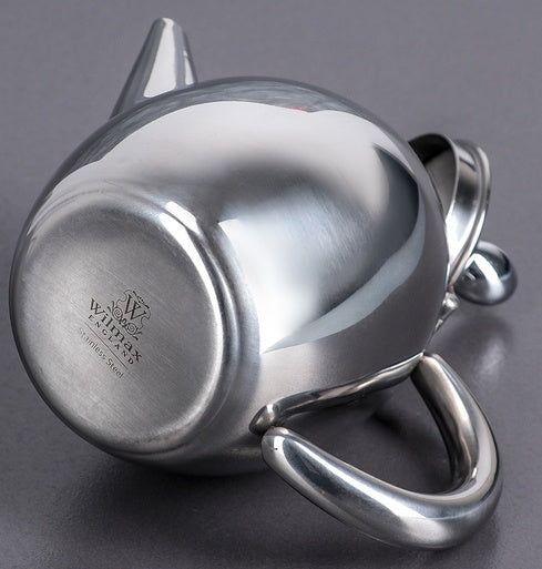 Wilmax Edelstahl-Teekanne doppelwandig 1200 ml WL-551101/1C