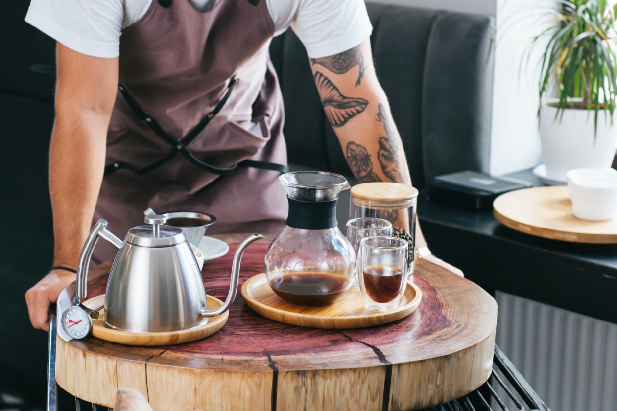 Wilmax Drip Kettle 600 ml Edelstahl WL-551112/1C