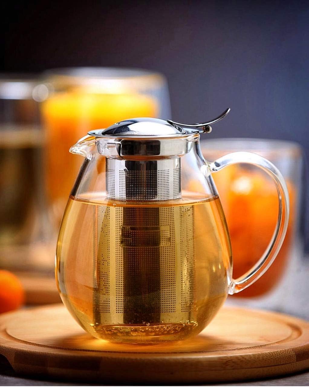 Wilmax Teekanne aus Glas mit Filter 850 ml WL-888802/A