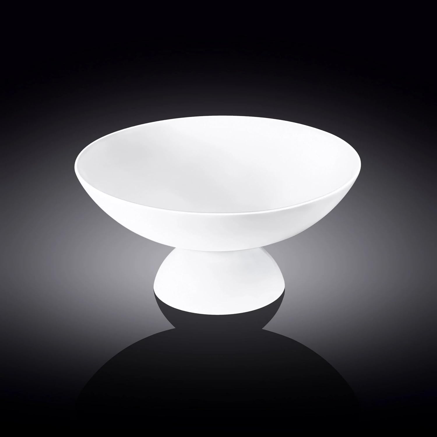 Wilmax | Obstschale in Geschenkbox | 24 x 11,5 cm | Weiß | WL-996126/1C