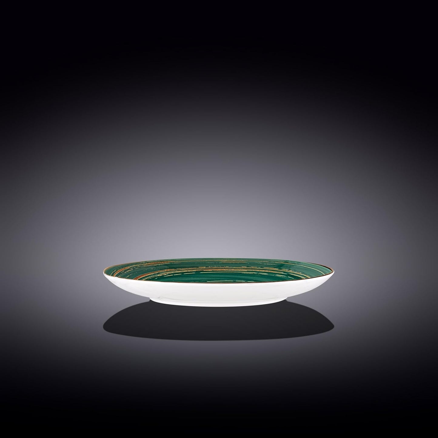 Wilmax Bord 20,5 cm Groen Porselein WL-669512/A