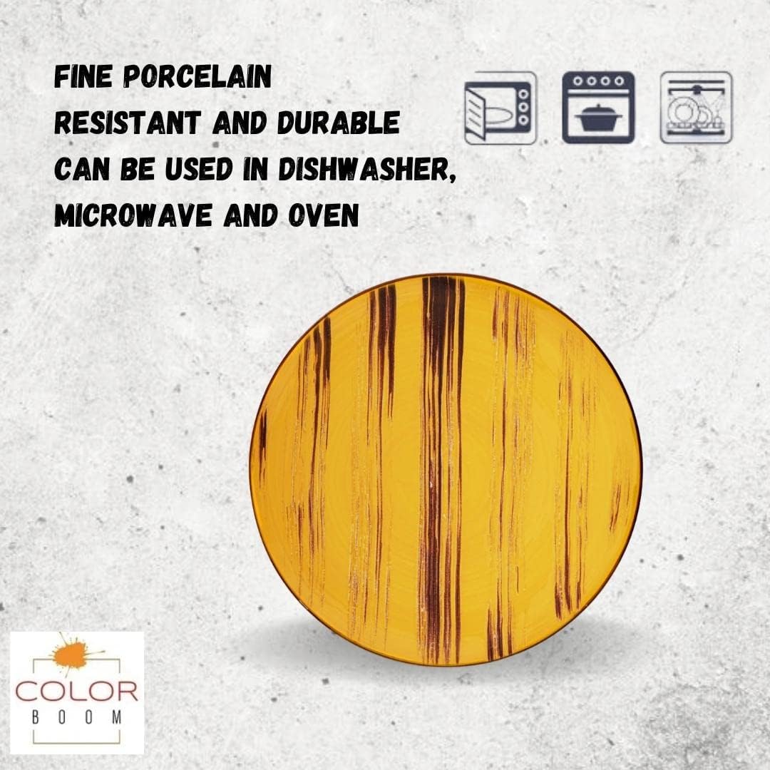 Wilmax runder Dessertteller 18 cm, ColorBoom Kollektion, 6er Set WL-668411/A6