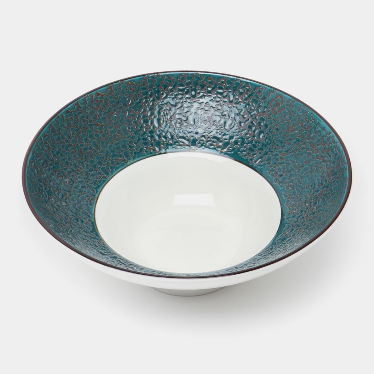 Wilmax Diep Bord 22,5 cm 1100 ml Groen Porselein Set 2